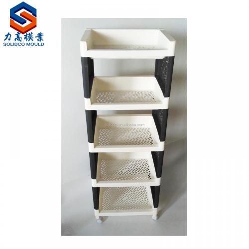 Customized plastic injection multi layer rack mould maker