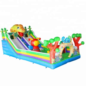 2018 Hot selling dragon theme indoor commercial inflatable slides inflatable land slides
