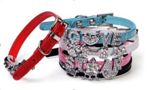 PU Dog Collars /Pet Collar/Pet Product with Rhinestone (CP003)