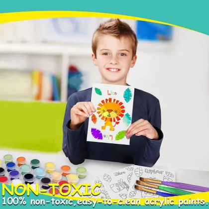 Custom non-toxic wooden canvas painting