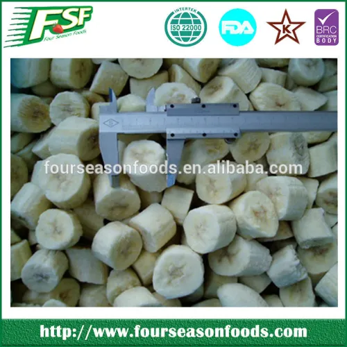 Iqf Banana Slice Frozen Passion Fruit Pulp, High Quality Iqf Banana