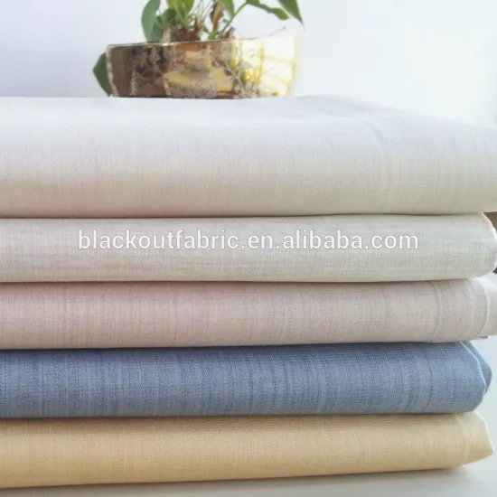 Blackout Curtain Fabric for Roman blind roman shade cationic polyester fabric