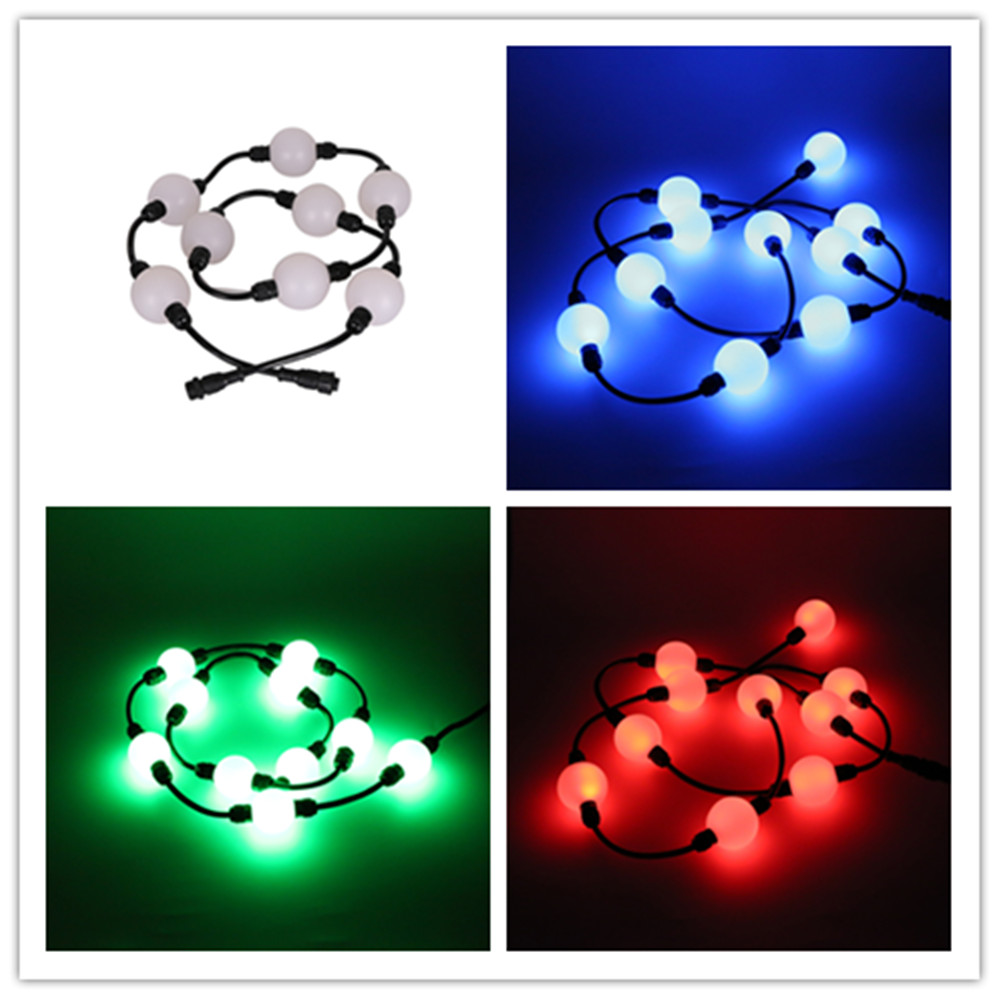 Արտաքին Christmas LED շղթա 3D Ball տող 15V