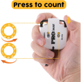 Llavero Negro Durable Golf Shot Counter Score