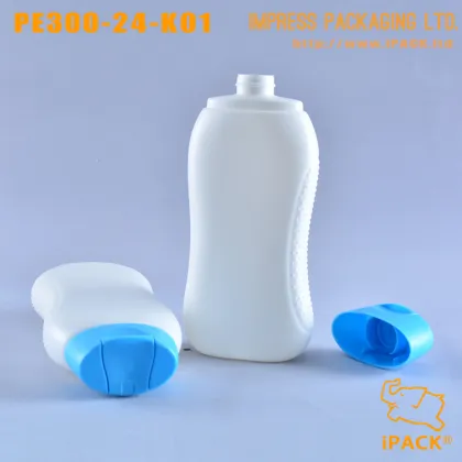 300ml HDPE Plastic Cosmetic Sunscreen Cream Sun Lotion Bottle with Flip Cap