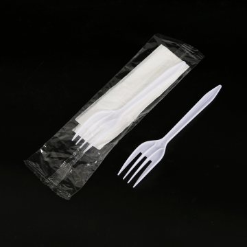 Individually Wrapped Plastic Cutlery, Forks and Spoons