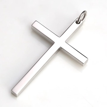 Factory Wholesale: Custom Gold Plated Minimalist 925 Sterling Silver Cross Pendant - Hip Hop Jewelry for Men and Women