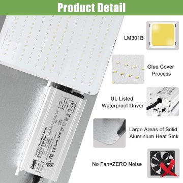 Phlizon Quantum Board LED Grow Light Depósito doméstico