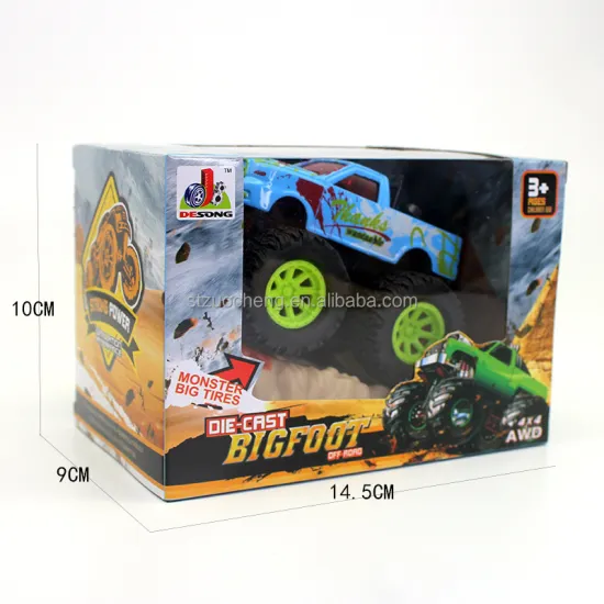 New Arrival: Bigfoot Diecast Monster Truck Toy Car - The Latest Addition in Alloy Friction Toy Vehicles