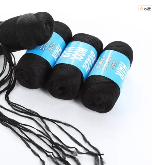 african hair knitting black acrylic twists 70g brazil brazilian wool yarn hair for braiding