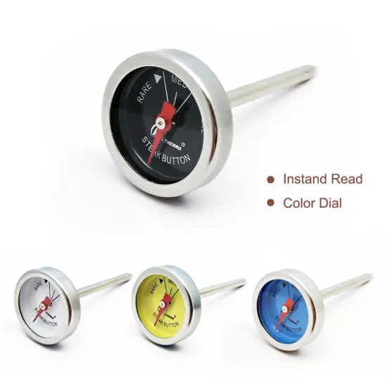 MINI Bimetal Steak Thermometer for BBQ and Meat Cooking