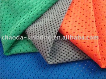 warp knitted fabric:DTY mesh polyester fabric for sportswear, lining, shoes