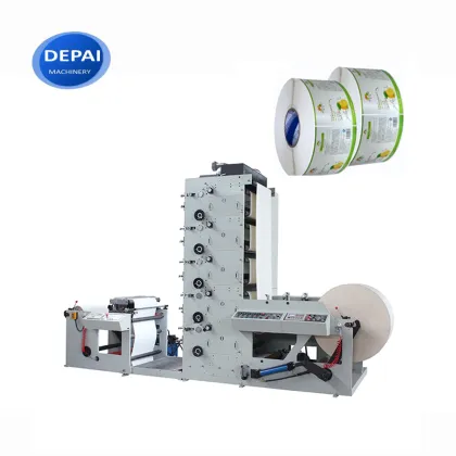 6 Color Flexographic Printers for Labels and Paper Machinery
