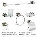 Modern Bathroom Stainless steel Brushed Gold accessory Set Wall Mount Stainless Steel