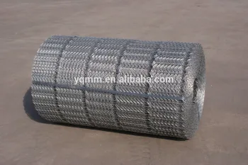 Galvanized welded wire mesh for concrete weight-coated pipelines