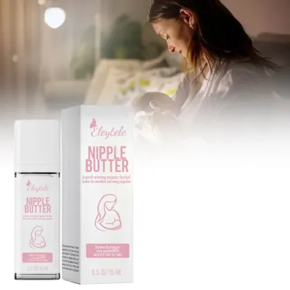 Private Label Organic Nipple Butter for Sore, Dry Skin Care During Breastfeeding