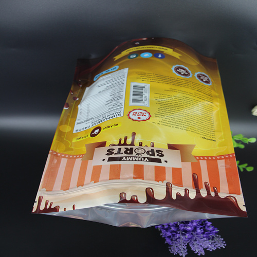 Food Safe Laminated Material Ziplock Plastic Food Bag For Chocolate 2kg