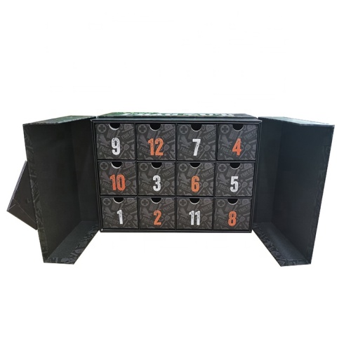 12pcs small drawers Tea Advent Calendar Box Packaging