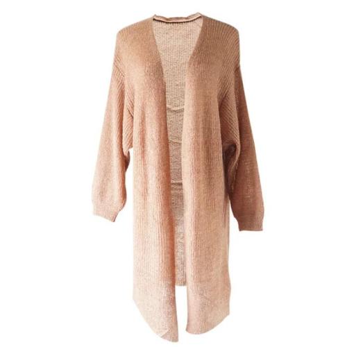 Maglione di cardigan di design long long taglie forti oversize