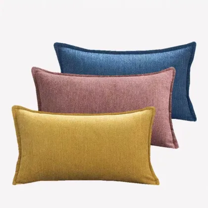 Hot Selling Square Letter Needle Point Pillow 100% Lint Filled Comfortable Outdoor Sofa Pillow