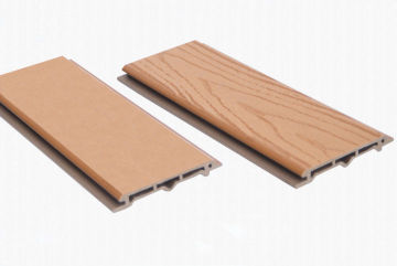Eco-friendly Park Partition Wpc Wall Panel , 112x15mm Composite Panel Roof
