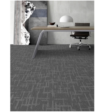 Eco-Friendly Nylon Carpet Tiles 50x50 with PE Backing for Commercial Offices