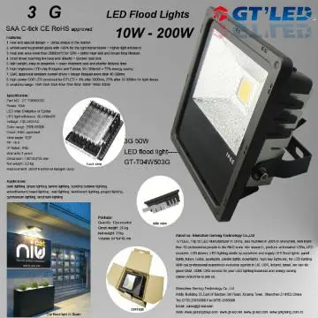 led floodlight with ce, rohs, saa approval