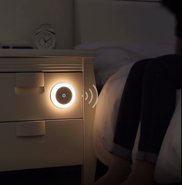 Magnetic USB Rechargeable LED Night Light with Human Body Induction Sensor