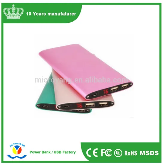 Size blade mobile power aluminum alloy large capacity 10000 20000mah polymer mobile phone power bank