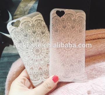 2016 Wholesale Painting Henna Floral Paisley Mandala Flower Ultra Slim Soft TPU Phone Case Cover For iPhone 5/5s/6s/6plus