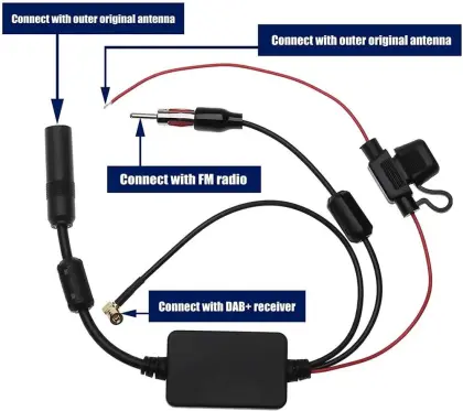 DAB Car Radio Amplifier DAB Car Antenna