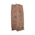 Compostable coffee pack box bottom with valve