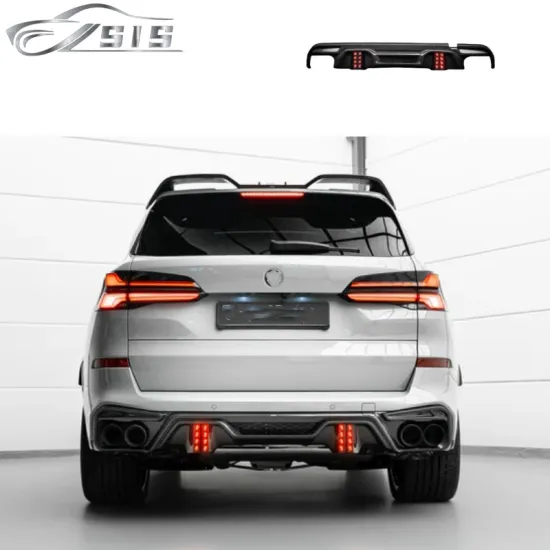 Carbon Fiber Rear Lip Diffuser Fit for F85 X5M 2014-2020 Styled for F15 X5M