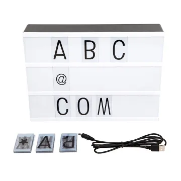 A4 Size DC Cinematic Lightbox, Battery Powered Cinema Light box, Customisable light box