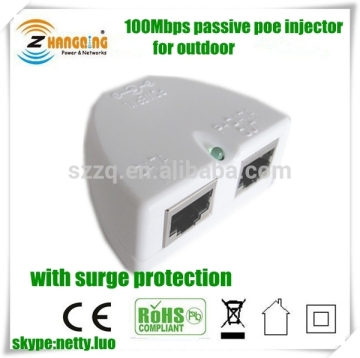 Dual passive poe injector for outdoor