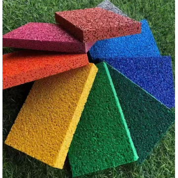 Granulado de caucho EPDM con adhesivo fuerte para senderos de fitness