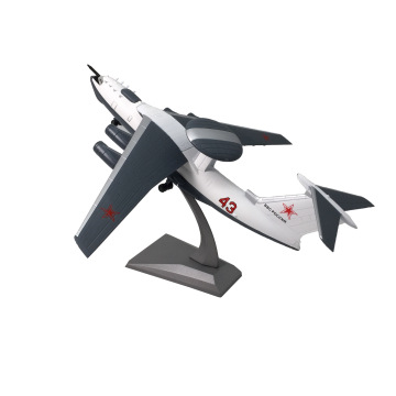1: 200 Skala Sowjetische A-50 Hauptstütze AEW Military Fighter Aircraft Modell: Sammlerspielzeuggeschenk