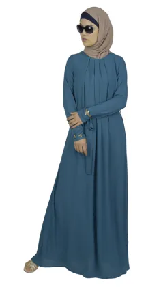 Simple Blue Tunic Dress