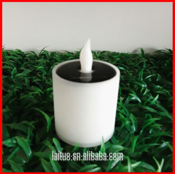 2015 new import export business ideas smart decoration candle style Landscape led solar panel charging home garden lights