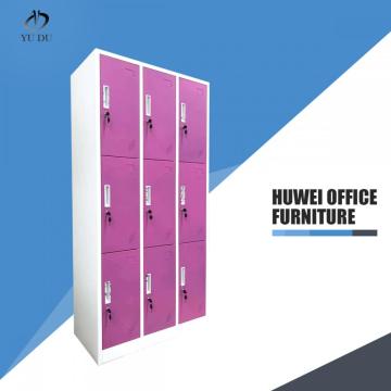 Nine Door Steel Lockable Storage Locker
