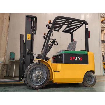 3 tan forklift elektrik dengan bateri yang besar