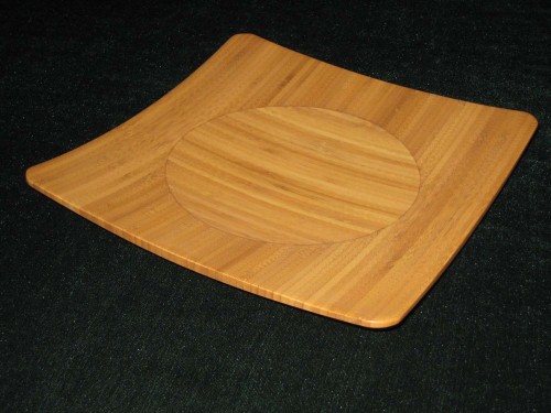 bamboo square plate