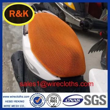 Mesh motorcycle seat cover