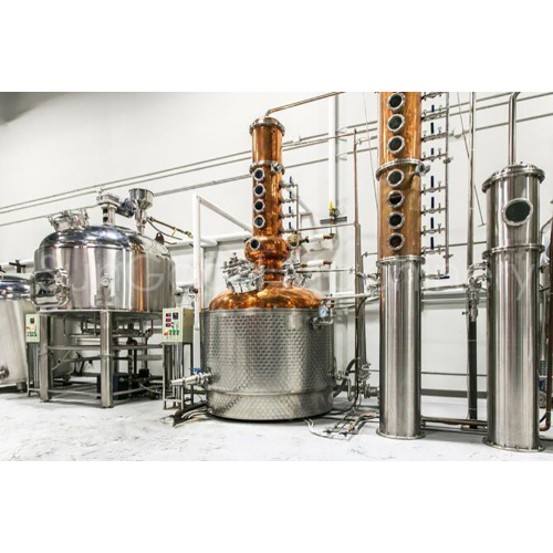 Whisky -Destillationsausrüstung Whisky Kupfertopf noch