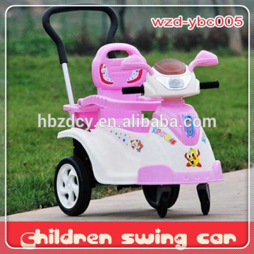 Selling colorful Kids ride on car bike/ Swing car With Children music /Baby Toys