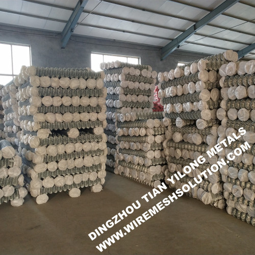 50mm Hot Dipped Galvanized Chain Link Fence