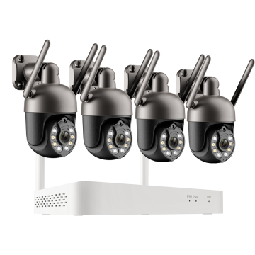 Tuya IP66 Waterproof WiFi NVR with Smart PTZ Camera and Motion Detection IP CCTV System