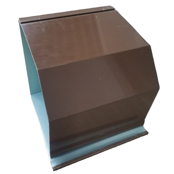 45 Degree Box Top & Bottom Aluminum Roller Shutter Accessories for Shutter Systems