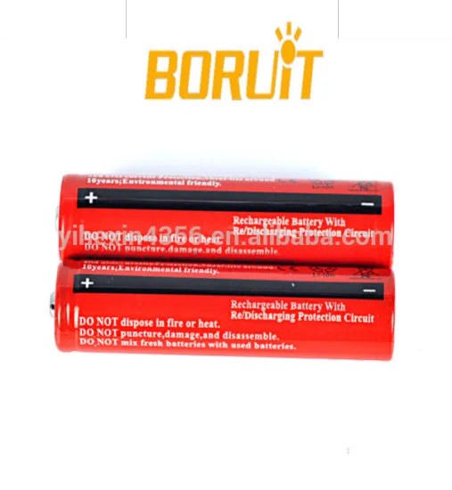 Rechargeable 3000mAh 3.7V 18650 Lithium Battery For backup