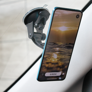 Universal Round AC-1642 Mobile Phone Holder with Suction Cup Base